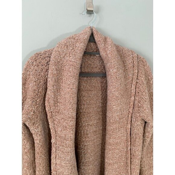 Soft Surroundings big fluffy warm cozy tunic open front cardigan sweater - Picture 2 of 8